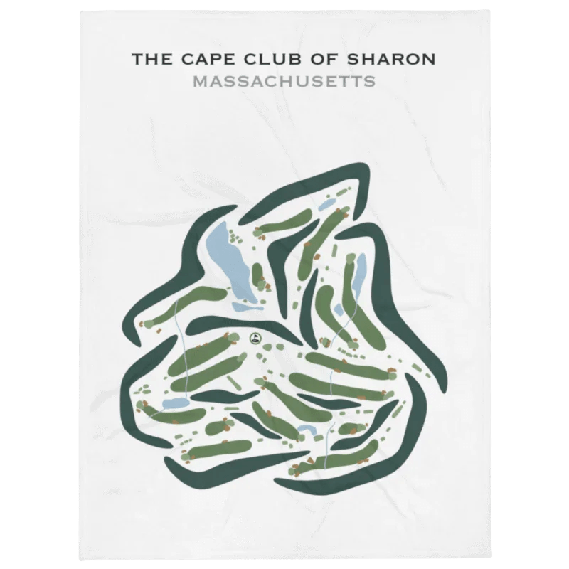 Cape Club of Sharon, Massachusetts - Printed Golf Course
