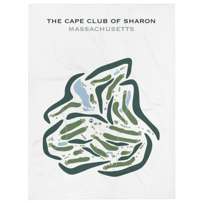 Cape Club of Sharon, Massachusetts - Printed Golf Course