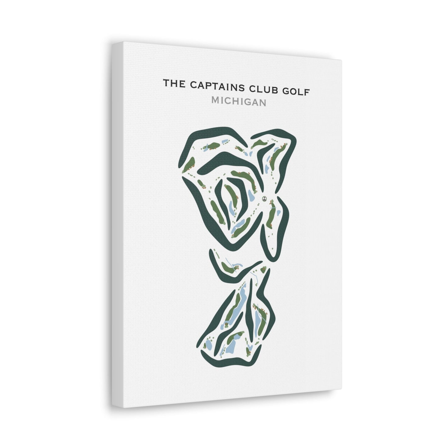 The Captain's Club Golf Club, Michigan - Printed Golf Courses