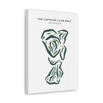The Captain's Club Golf Club, Michigan - Printed Golf Courses