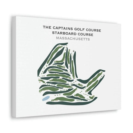 The Captains Golf Course Starboard Course, Massachusetts - Printed Golf Courses