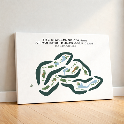 The Challenge Course at Monarch Dunes Golf Club, California - Printed Golf Courses