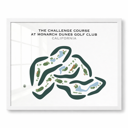 The Challenge Course at Monarch Dunes Golf Club, California - Printed Golf Courses
