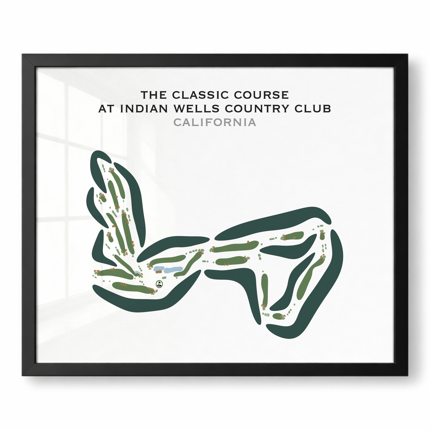 The Classic Course at Indian Wells Country Club, California - Printed Golf Courses