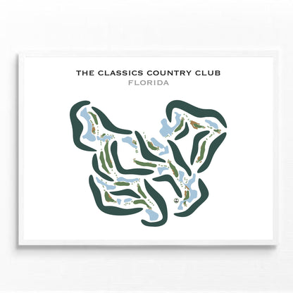 The Classics Country Club, Florida - Printed Golf Courses