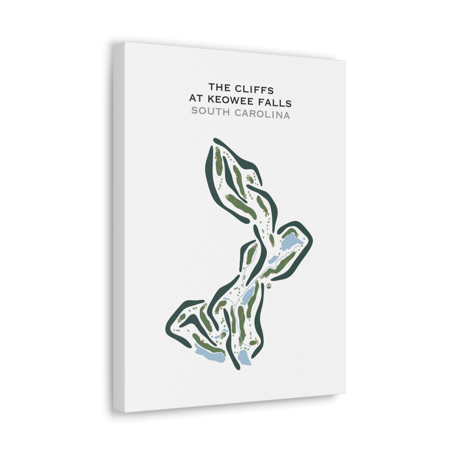 The Cliffs At Keowee Falls, South Carolina - Printed Golf Courses