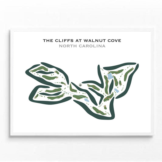 The Cliffs at Walnut Cove, North Carolina - Printed Golf Courses