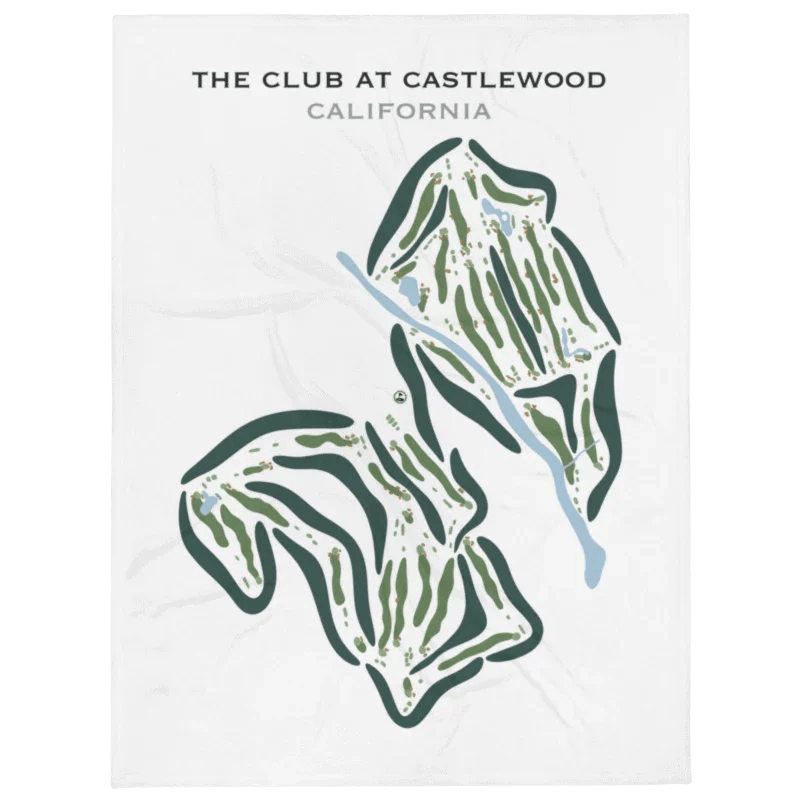 The Club at Castlewood, California - Printed Golf Courses