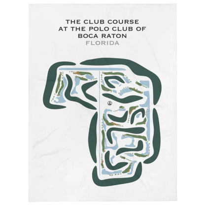 The Club Course at The Polo Club of Boca Raton, Florida - Printed Golf Courses