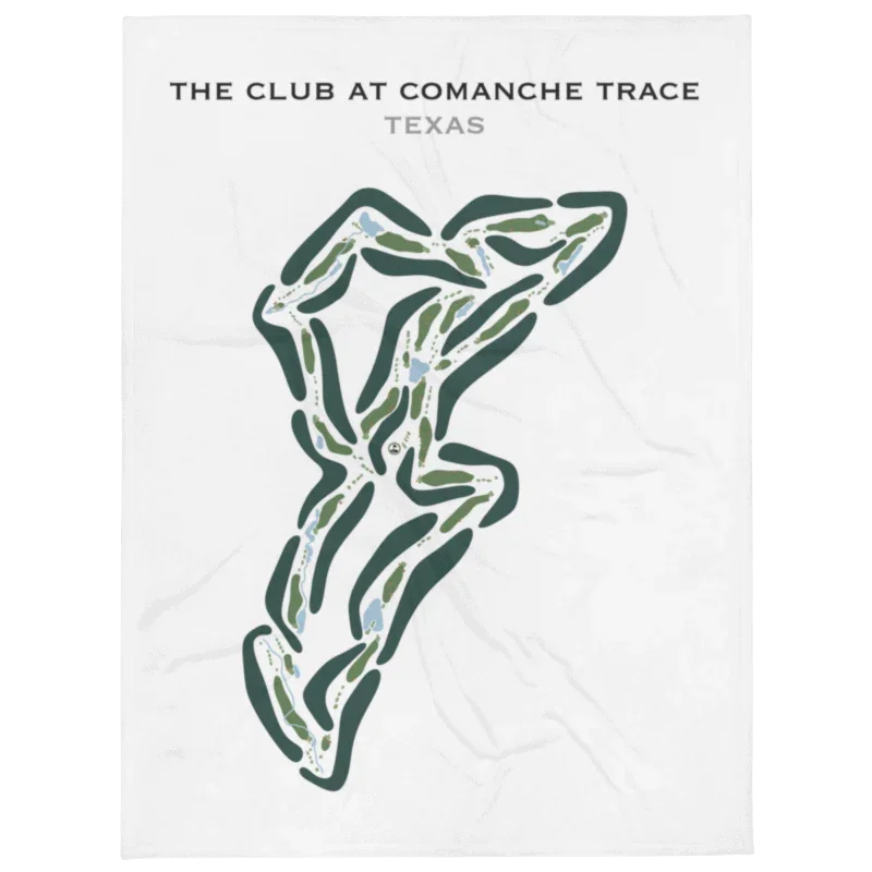 The Club At Comanche Trace, Texas - Printed Golf Course