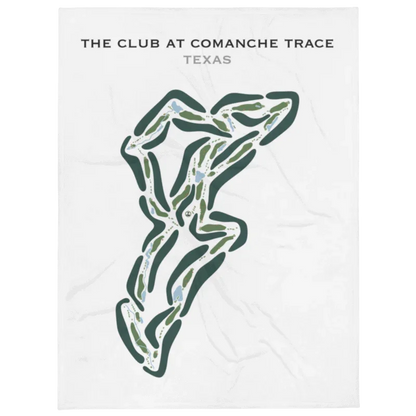 The Club At Comanche Trace, Texas - Printed Golf Course