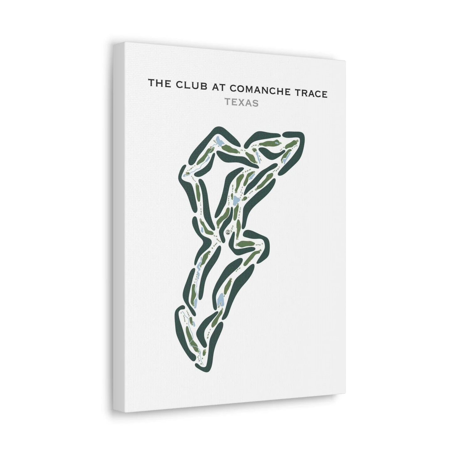The Club At Comanche Trace, Texas - Printed Golf Course