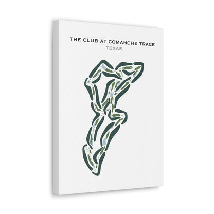 The Club At Comanche Trace, Texas - Printed Golf Course