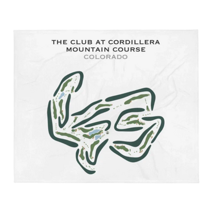 The Club At Cordillera - Mountain Course, Colorado - Printed Golf Courses