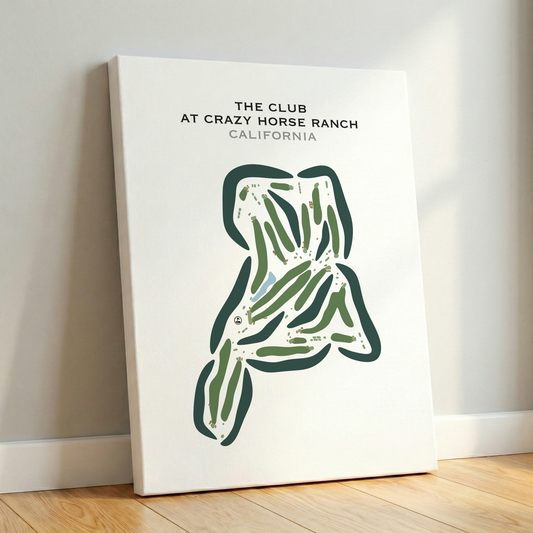 The Club at Crazy Horse Ranch, California - Printed Golf Courses