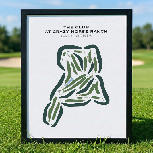 The Club at Crazy Horse Ranch, California - Printed Golf Courses