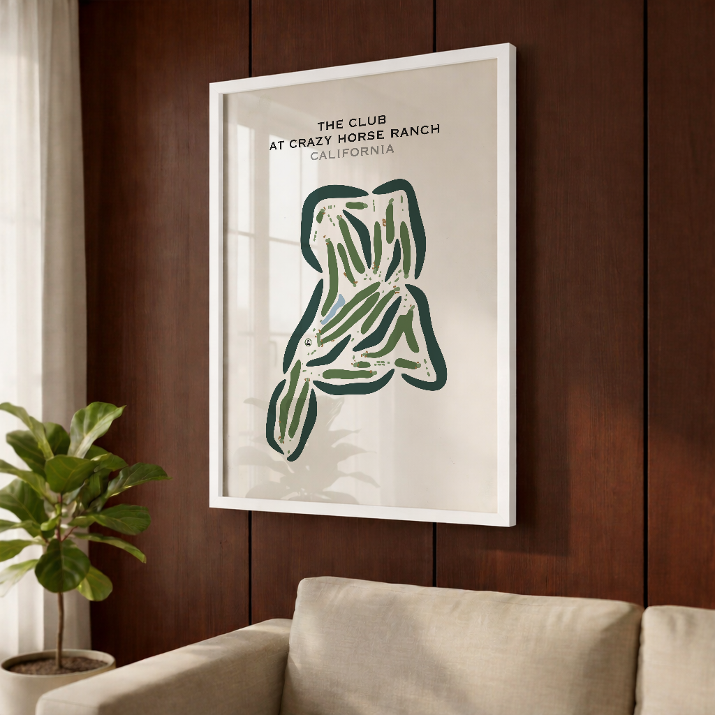 The Club at Crazy Horse Ranch, California - Printed Golf Courses