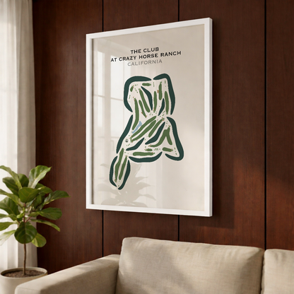 The Club at Crazy Horse Ranch, California - Printed Golf Courses