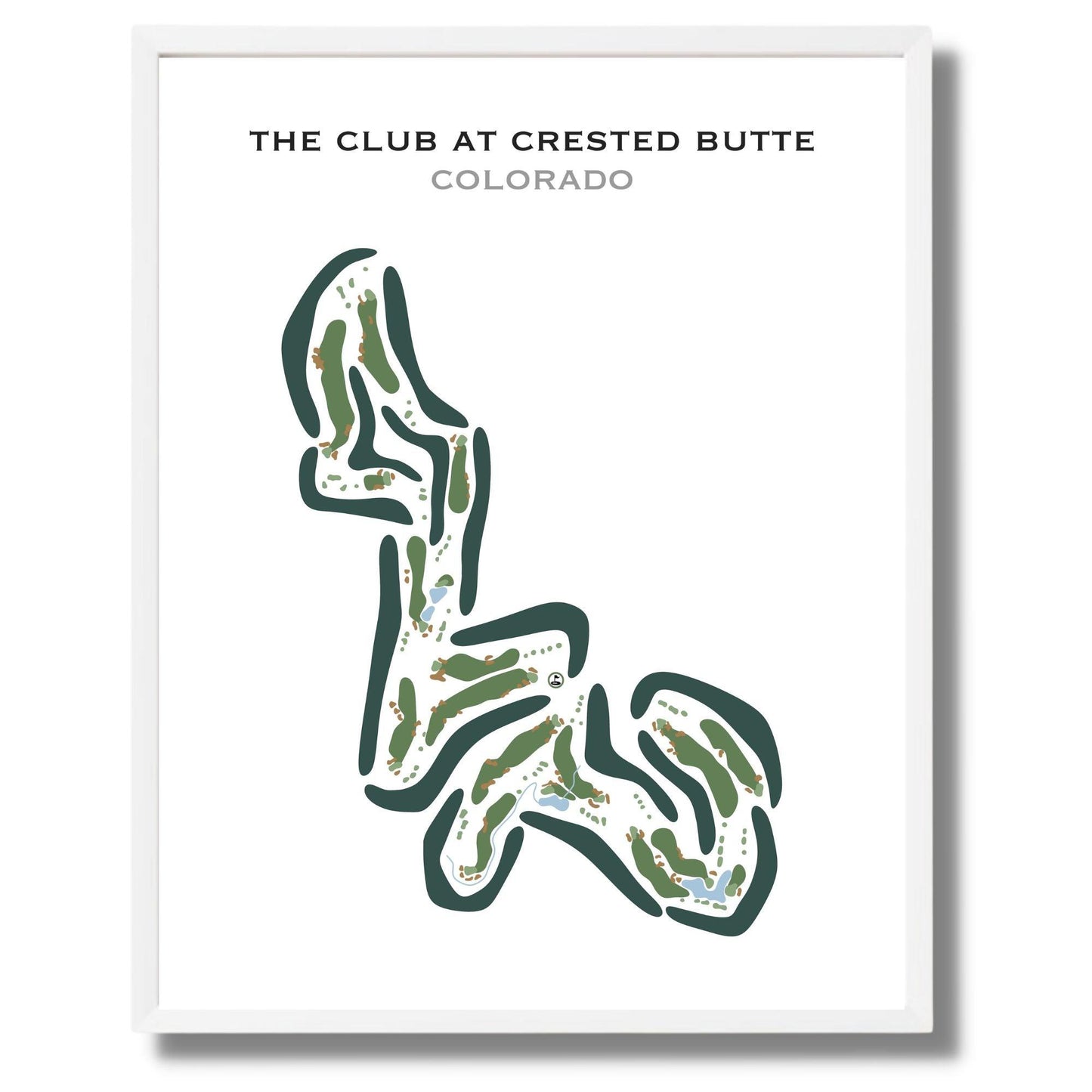 The Club at Crested Butte, Colorado - Printed Golf Courses