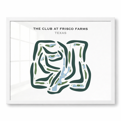 The Club at Frisco Farms, Texas - Printed Golf Courses
