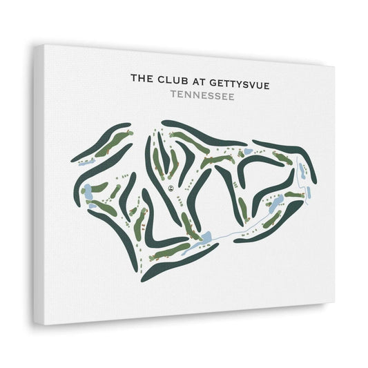 The Club at Gettysvue, Tennessee - Printed Golf Course