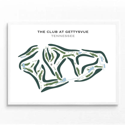 The Club at Gettysvue, Tennessee - Printed Golf Course