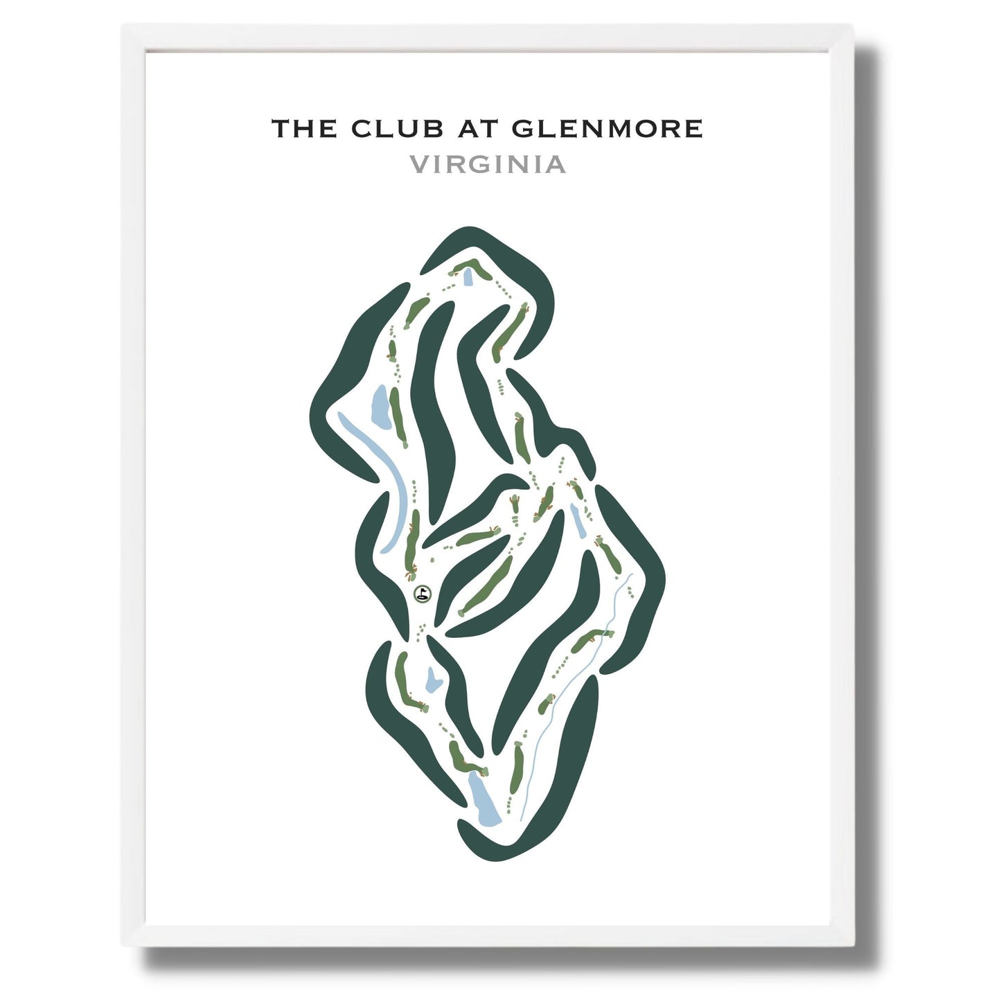 The Club at Glenmore, Virginia - Printed Golf Courses