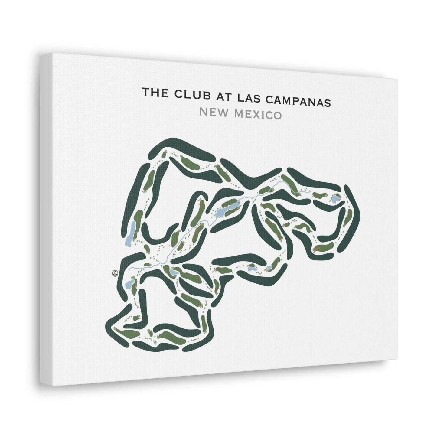 The Club At Las Campanas, New Mexico - Printed Golf Courses