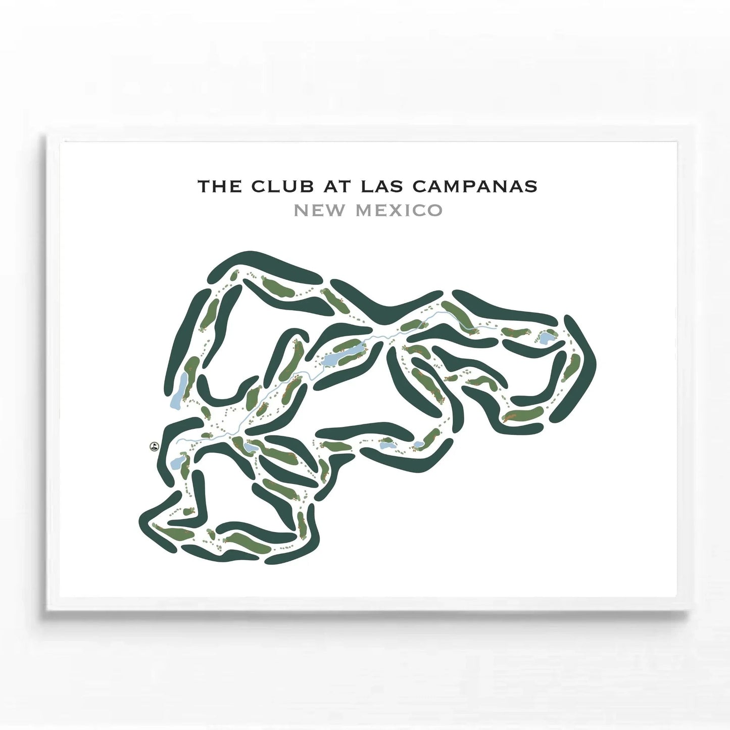 The Club At Las Campanas, New Mexico - Printed Golf Courses