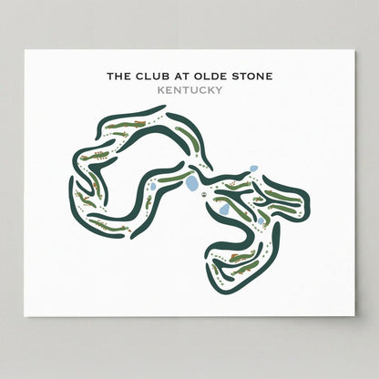 The Club at Olde Stone, Kentucky - Printed Golf Courses