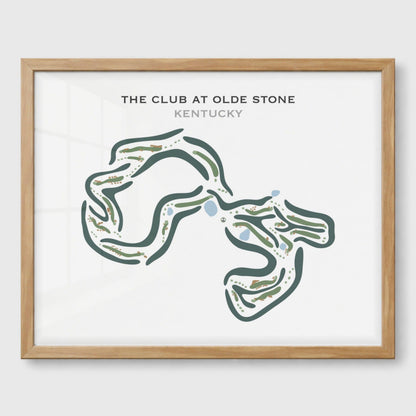 The Club at Olde Stone, Kentucky - Printed Golf Courses