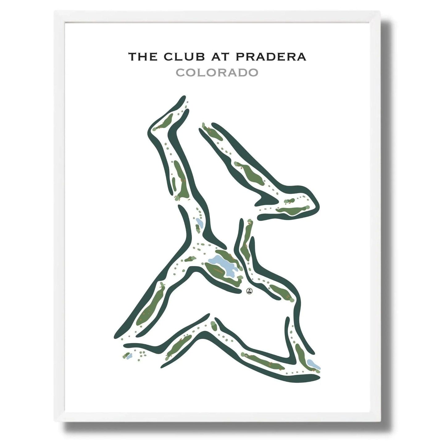 The Club At Pradera, Colorado - Printed Golf Course