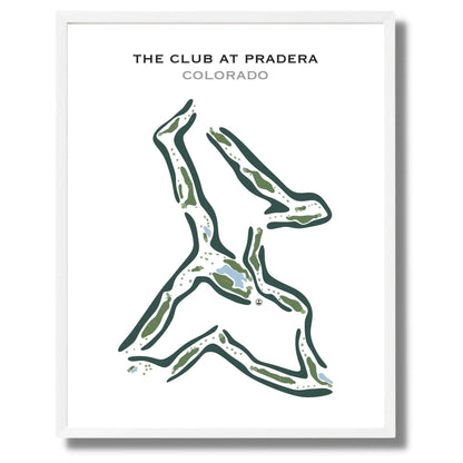 The Club At Pradera, Colorado - Printed Golf Course