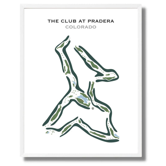 The Club At Pradera, Colorado - Printed Golf Course