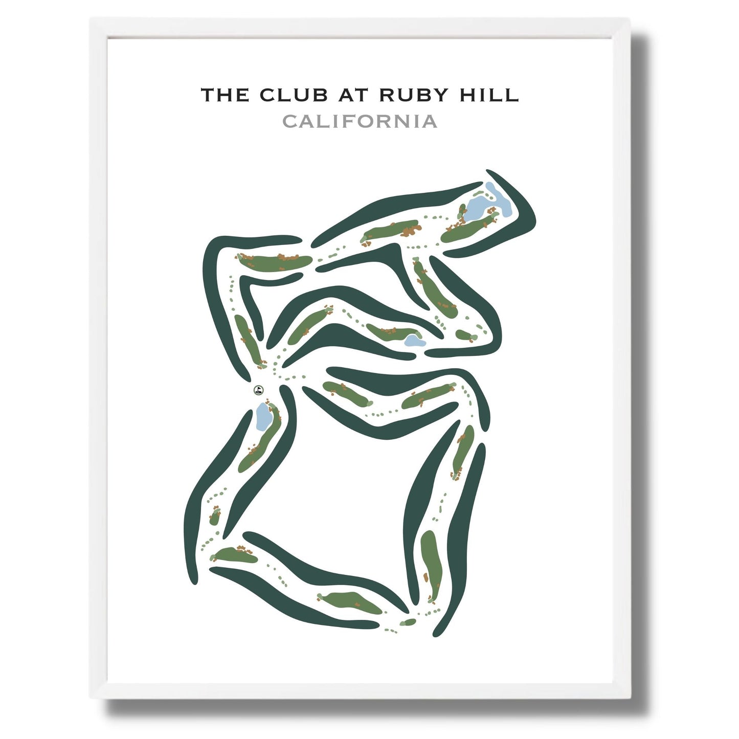 The Club at Ruby Hill, California - Printed Golf Courses