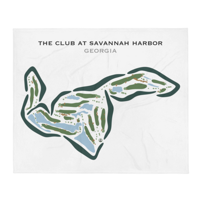 The Club at Savannah Harbor, Georgia - Printed Golf Courses