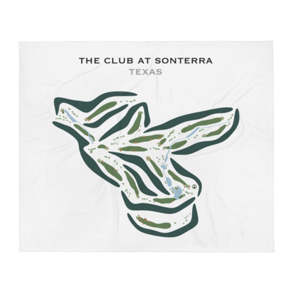 The Club At Sonterra, Texas - Printed Golf Courses