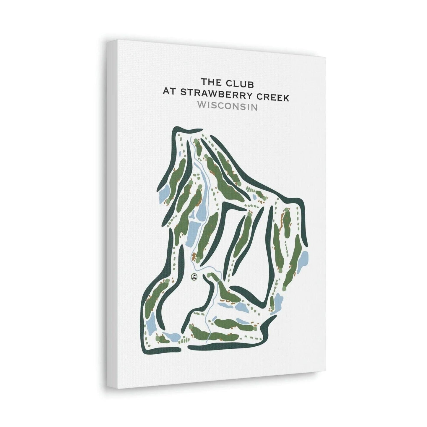 The Club at Strawberry Creek, Wisconsin - Printed Golf Courses