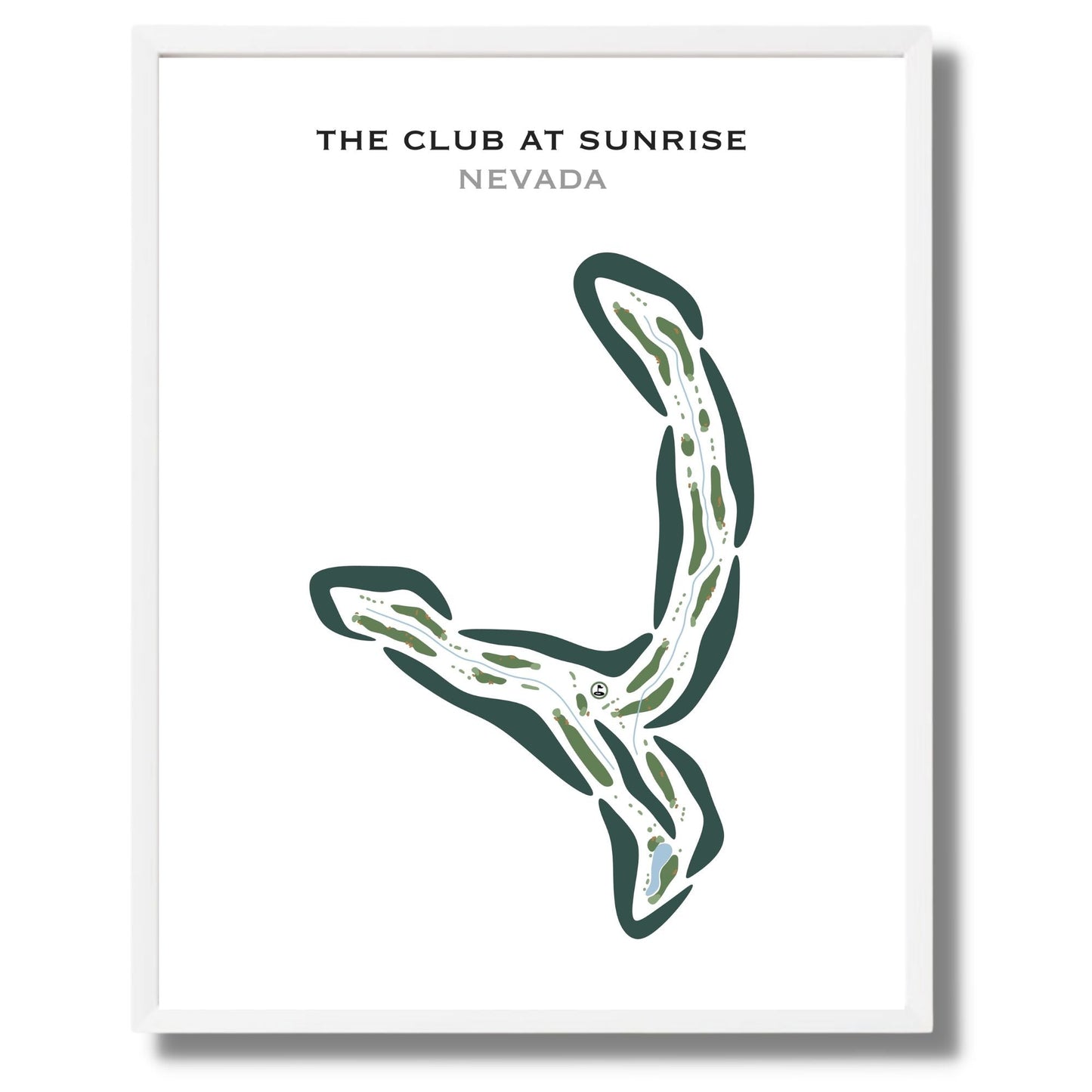 The Club at Sunrise, Nevada - Printed Golf Courses