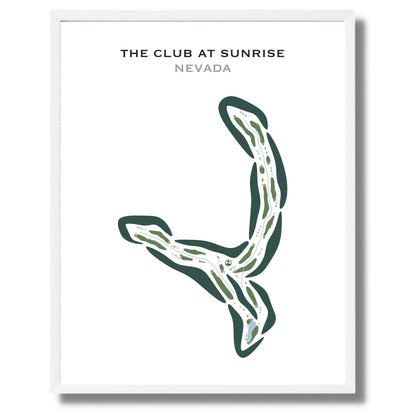 The Club at Sunrise, Nevada - Printed Golf Courses