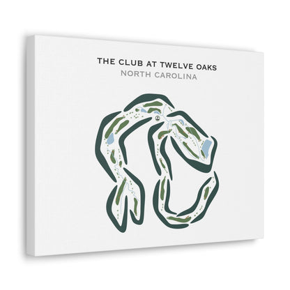 The Club at Twelve Oaks, North Carolina - Printed Golf Courses