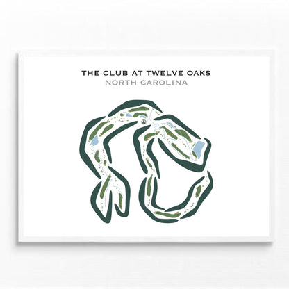 The Club at Twelve Oaks, North Carolina - Printed Golf Courses