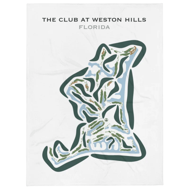 The Club at Weston Hills, Florida - Printed Golf Course