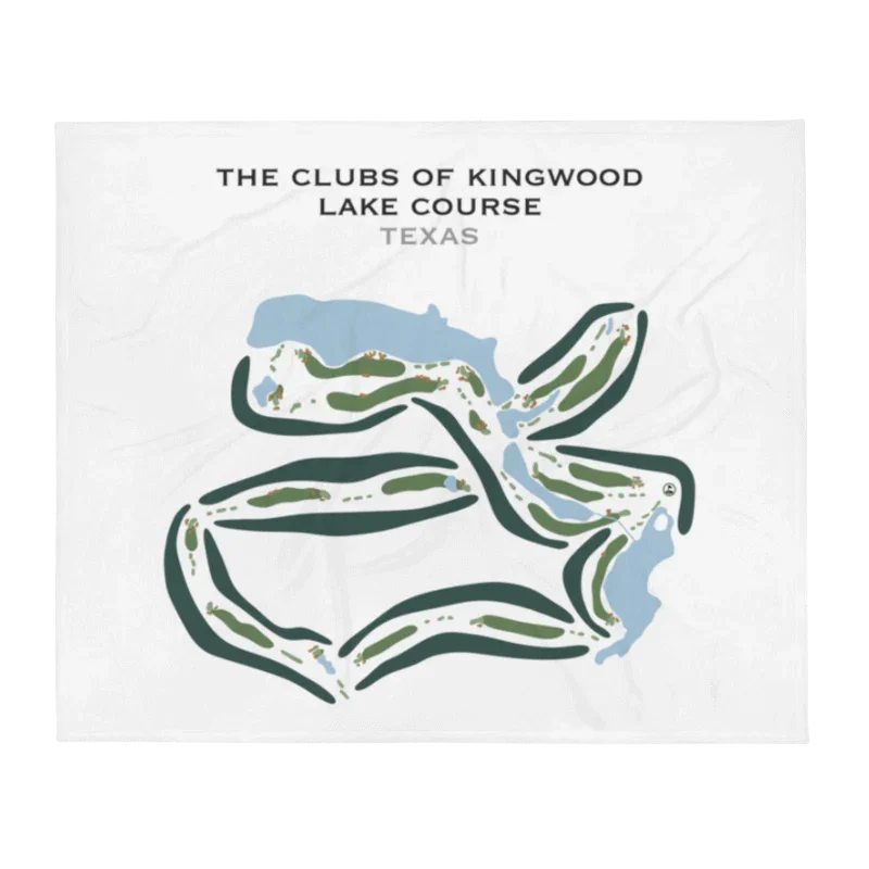 The Clubs of Kingwood - Lake Course, Texas - Printed Golf Courses