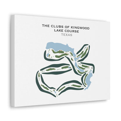 The Clubs of Kingwood - Lake Course, Texas - Printed Golf Courses