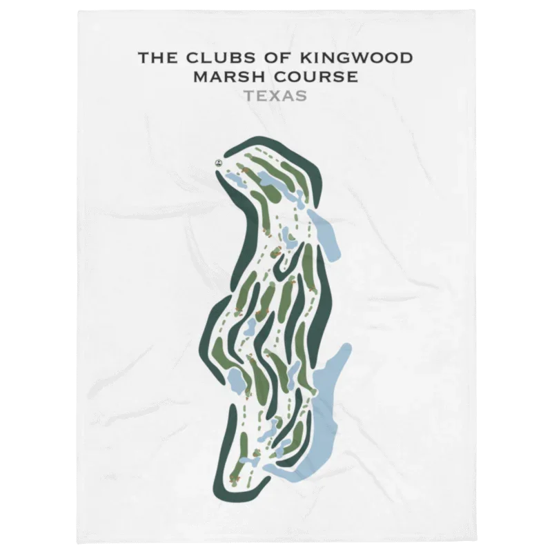 The Clubs of Kingwood - Marsh Course, Texas - Printed Golf Courses