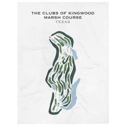 The Clubs of Kingwood - Marsh Course, Texas - Printed Golf Courses