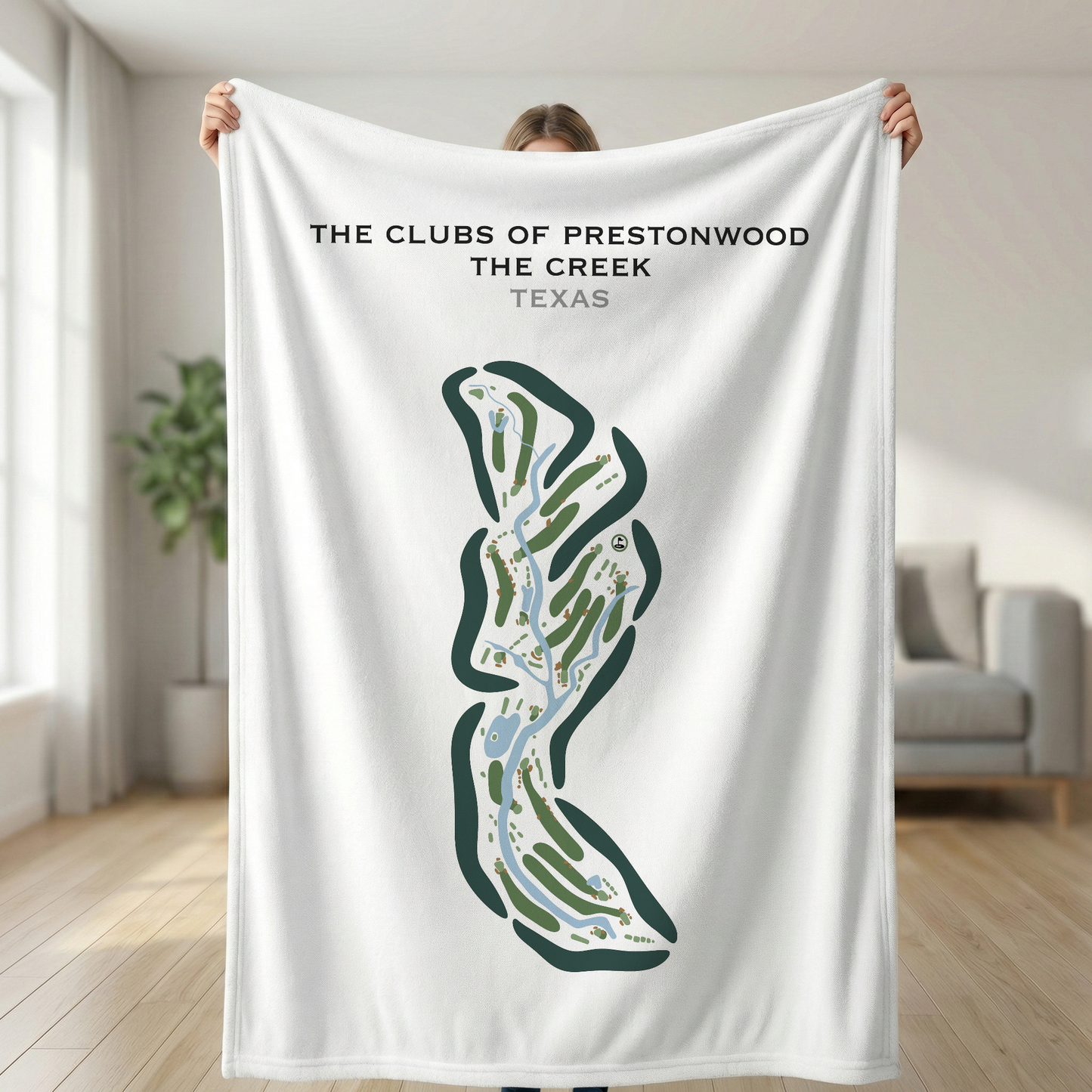 The Clubs of Prestonwood - The Creek, Texas - Printed Golf Courses