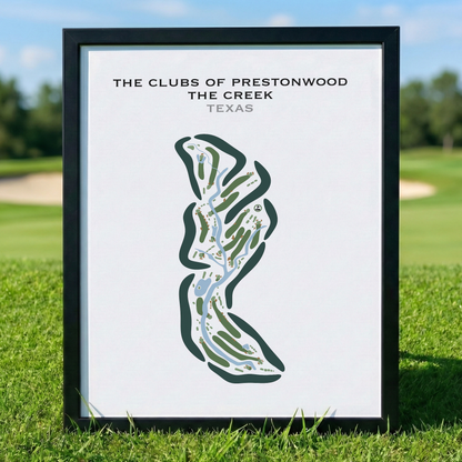The Clubs of Prestonwood - The Creek, Texas - Printed Golf Courses