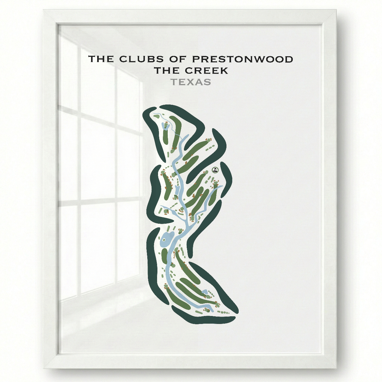The Clubs of Prestonwood - The Creek, Texas - Printed Golf Courses